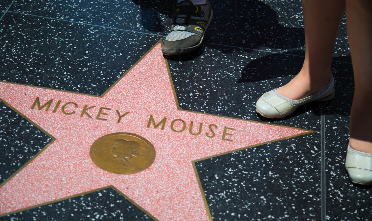 Mickey Mouse Star at the Walk of Fame